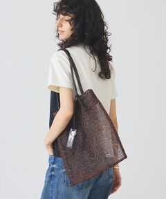 LOWELL Things / ロウェルシングス トートバッグ | ●SOEUR/レオパードシアートートバッグ/A4