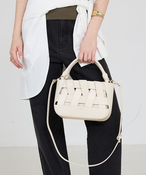 LOWELL Things / ロウェルシングス かごバック | Latti/レザー2WAYミニショルダーバッグ【予約】 | 詳細3