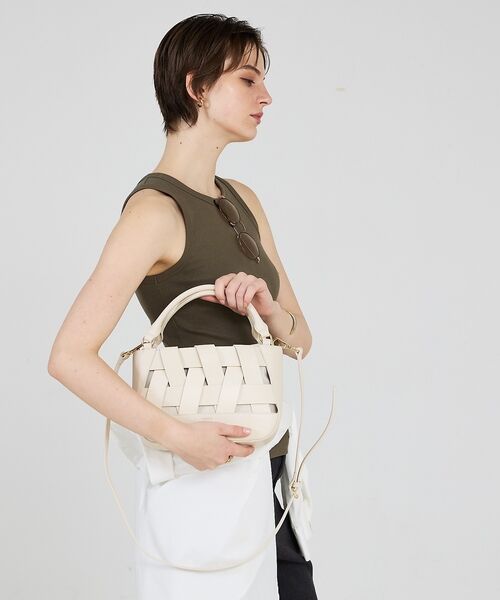 LOWELL Things / ロウェルシングス かごバック | Latti/レザー2WAYミニショルダーバッグ【予約】 | 詳細11