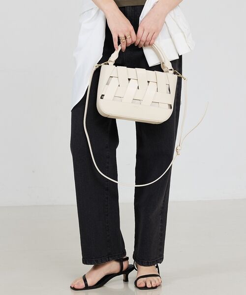 LOWELL Things / ロウェルシングス かごバック | Latti/レザー2WAYミニショルダーバッグ【予約】 | 詳細12