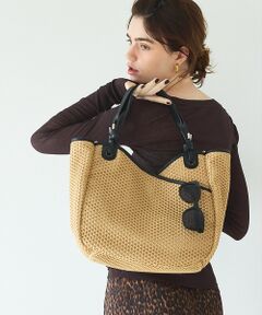 LOWELL Things / ロウェルシングス かごバック | Sol/切り替えメッシュトートバッグ