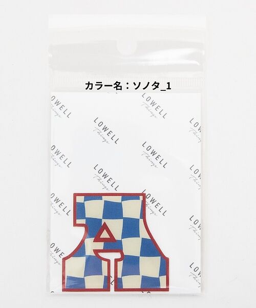 LOWELL Things / ロウェルシングス 服飾小物 | アルファベットステッカー（A-G）/Mサイズ/推し活 | 詳細6