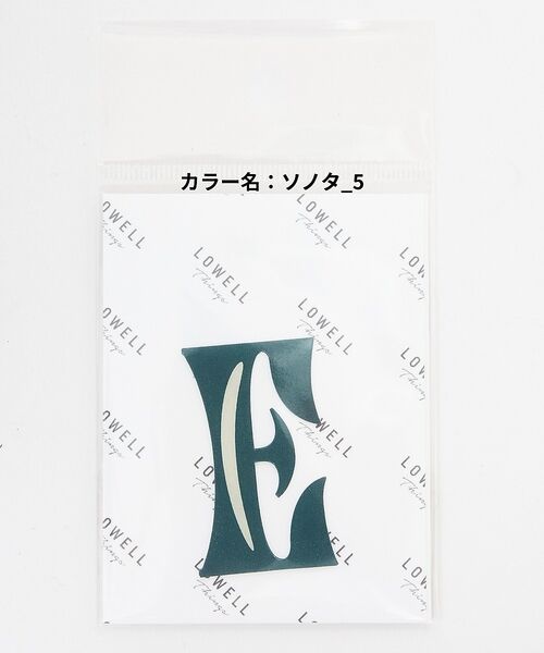 LOWELL Things / ロウェルシングス 服飾小物 | アルファベットステッカー（A-G）/Mサイズ/推し活 | 詳細12