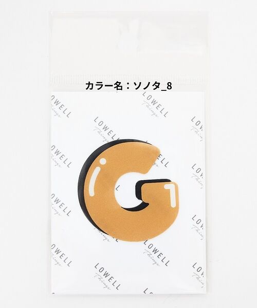 LOWELL Things / ロウェルシングス 服飾小物 | アルファベットステッカー（A-G）/Mサイズ/推し活 | 詳細14