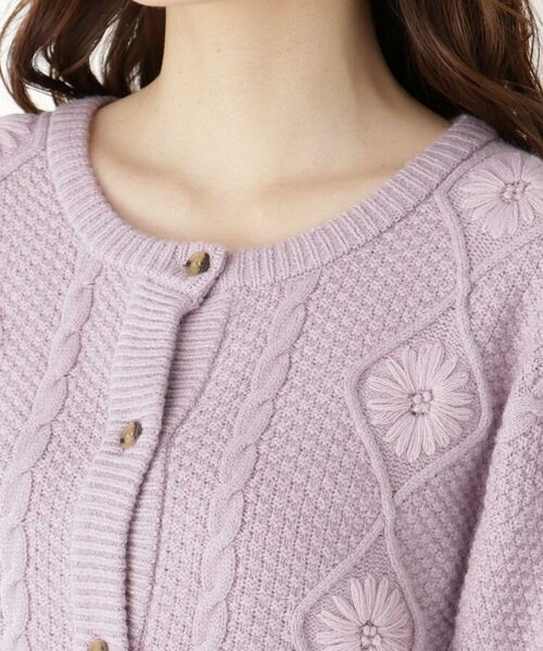 セール 花刺繍ニットカーディガン カーディガン ボレロ Its Demo イッツデモ ファッション通販 タカシマヤファッションスクエア