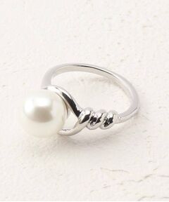 ITS'DEMO / イッツデモ リング | パール調いびつメタルリング