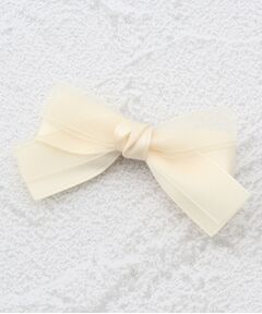 ITS'DEMO / イッツデモ ヘアアクセサリー | シアサテンリボンミニクリップ