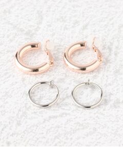 ITS'DEMO / イッツデモ ピアス・イヤリング | 4P フープイヤリング　ベーシック