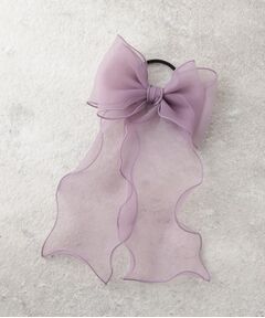 ITS'DEMO / イッツデモ ヘアアクセサリー | 【透け感／ビッグリボン／推し活に】カラフルリボンポニー