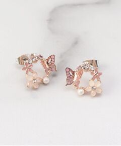 ITS'DEMO / イッツデモ ピアス・イヤリング | 蝶花ぐるりピアス