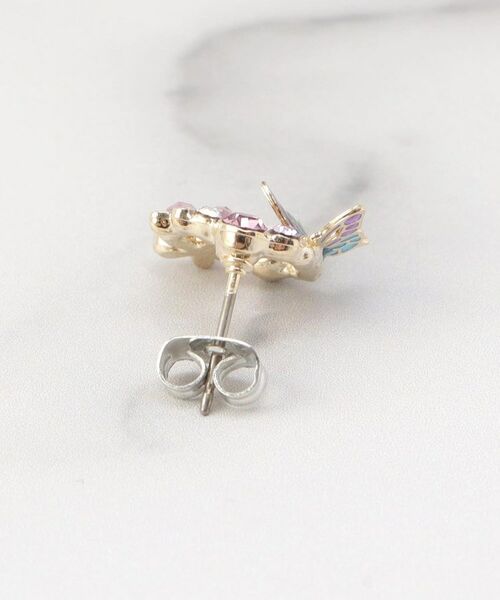 ITS'DEMO / イッツデモ ピアス・イヤリング | 蝶花ぐるりピアス | 詳細3