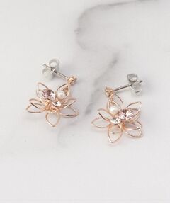ITS'DEMO / イッツデモ ピアス・イヤリング | ワイヤービジュー花ピアス