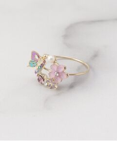 ITS'DEMO / イッツデモ リング | 蝶花ぐるりリング