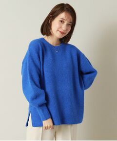 ITS'DEMO / イッツデモ ニット・セーター | 【マシンウォッシャブル】ふわもちクルーネックニット