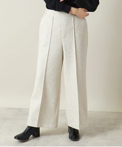 ITS'DEMO / イッツデモ パンツ | 【手洗い可／後ろウエストゴム】カットメルトンワイドパンツ