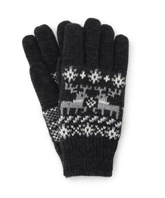 ITS'DEMO / イッツデモ 手袋 | 【手洗い可／起毛裏地】アニマルニット5指手袋
