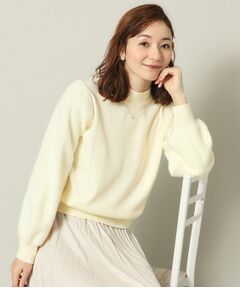 ITS'DEMO / イッツデモ ニット・セーター | 【手洗い可】袖フェザーニット