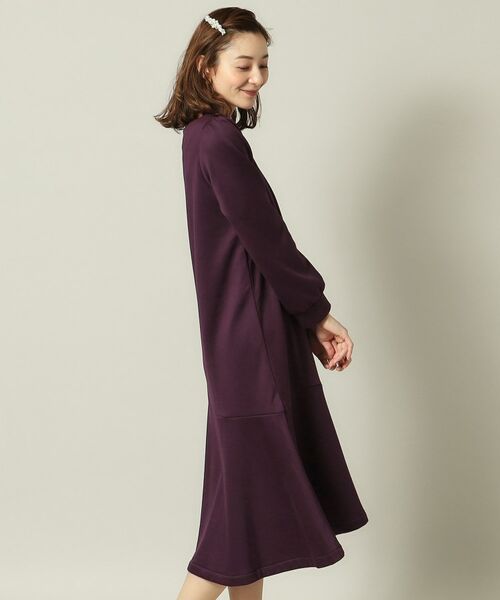 ITS'DEMO / イッツデモ ミニ丈・ひざ丈ワンピース | 【手洗い可】裏起毛ワンピース | 詳細10