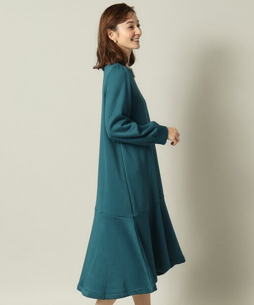 ITS'DEMO / イッツデモ ミニ丈・ひざ丈ワンピース | 【手洗い可】裏起毛ワンピース | 詳細6