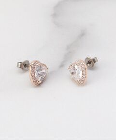 ITS'DEMO / イッツデモ ピアス・イヤリング | プチハートキュービックピアス