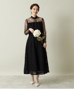 【結婚式・パーティに】レースワンピース＜ドレスコレクション＞