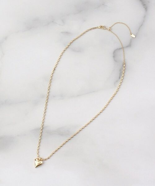 ITS'DEMO / イッツデモ ネックレス・ペンダント・チョーカー | ハートトップパール調ネックレス | 詳細3