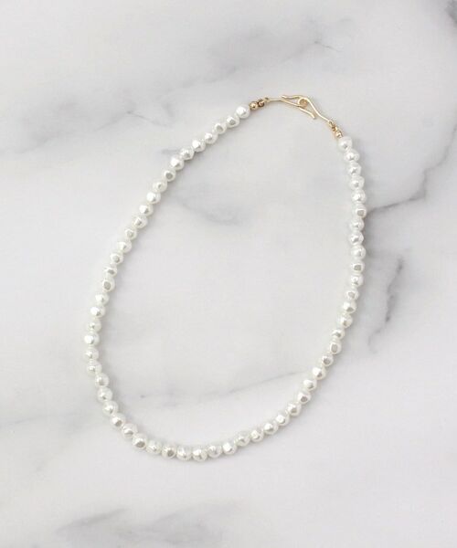 ITS'DEMO / イッツデモ ネックレス・ペンダント・チョーカー | ハートトップパール調ネックレス | 詳細4