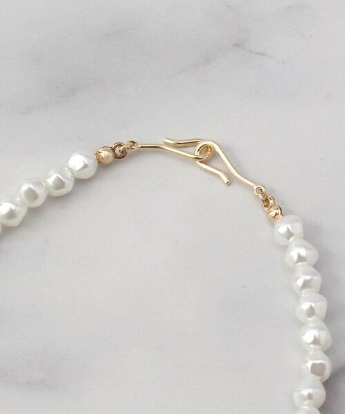 ITS'DEMO / イッツデモ ネックレス・ペンダント・チョーカー | ハートトップパール調ネックレス | 詳細6