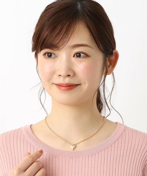 ITS'DEMO / イッツデモ ネックレス・ペンダント・チョーカー | ハートトップパール調ネックレス | 詳細9