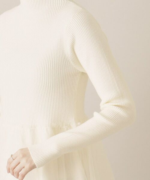 ITS'DEMO / イッツデモ ニット・セーター | 【手洗い可】チュールペプラムニット | 詳細17