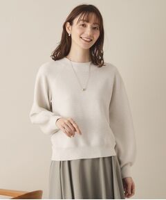 ITS'DEMO / イッツデモ ニット・セーター | 【通勤／手洗い可】ラメガーターニット