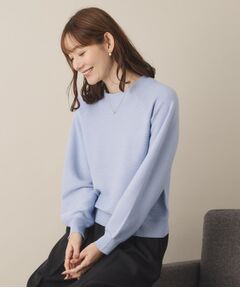 ITS'DEMO / イッツデモ ニット・セーター | 【通勤／手洗い可】ラメガーターニット