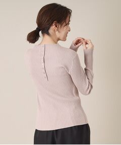 ITS'DEMO / イッツデモ ニット・セーター | 【手洗い可】ラメリブボトルネックニット