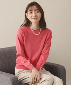 【アンチピリング／洗濯機OK】ボートネックニット