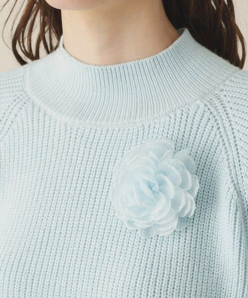 ITS'DEMO / イッツデモ ニット・セーター | 【手洗い可】コサージュ付きニット | 詳細16