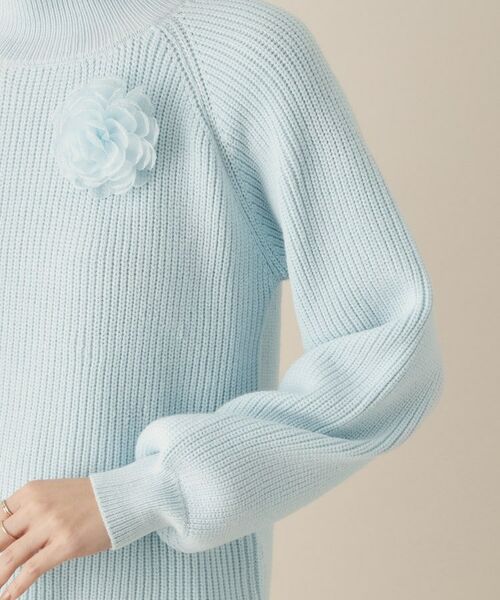ITS'DEMO / イッツデモ ニット・セーター | 【手洗い可】コサージュ付きニット | 詳細17