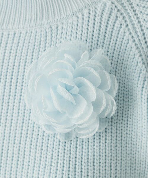 ITS'DEMO / イッツデモ ニット・セーター | 【手洗い可】コサージュ付きニット | 詳細19