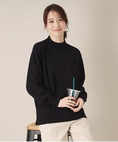 ITS'DEMO / イッツデモ ニット・セーター | 【通勤／手洗い可】ラメハイネックニット