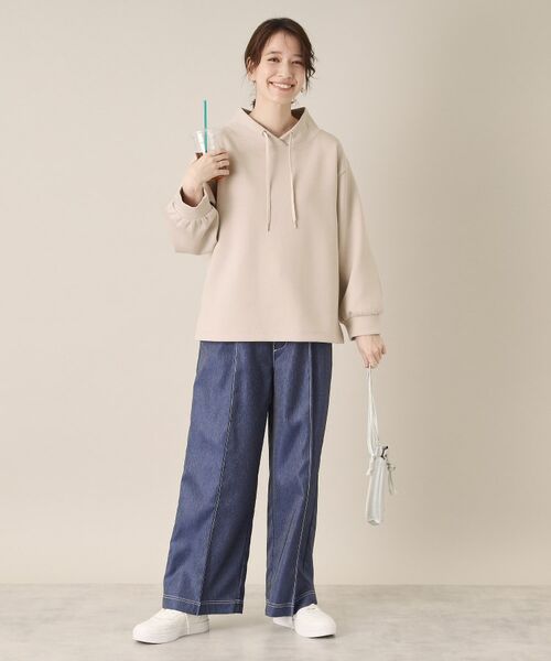 ITS'DEMO / イッツデモ カットソー | 【手洗い可】ダンボールジャージープルオーバー | 詳細14