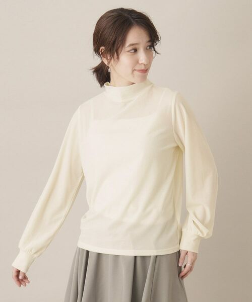 ITS'DEMO / イッツデモ カットソー | 【洗濯機OK】ベロアプルオーバー | 詳細1