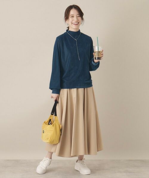 ITS'DEMO / イッツデモ カットソー | 【洗濯機OK】ベロアプルオーバー | 詳細10