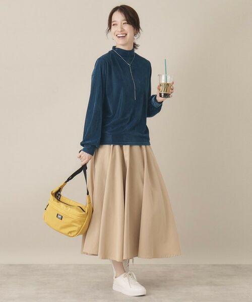 ITS'DEMO / イッツデモ カットソー | 【洗濯機OK】ベロアプルオーバー | 詳細11