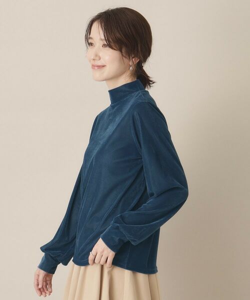 ITS'DEMO / イッツデモ カットソー | 【洗濯機OK】ベロアプルオーバー | 詳細14