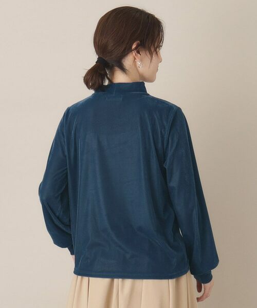 ITS'DEMO / イッツデモ カットソー | 【洗濯機OK】ベロアプルオーバー | 詳細15