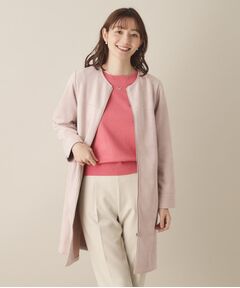 ITS'DEMO / イッツデモ その他アウター | 【通勤】カットフェイクスエードコート