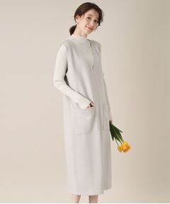 ITS'DEMO / イッツデモ ロング・マキシ丈ワンピース | 【手洗い可】ダンボールジャージージャンスカ