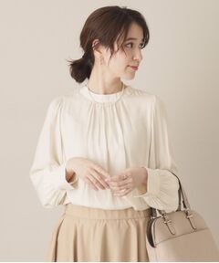 ITS'DEMO / イッツデモ シャツ・ブラウス | 【通勤／手洗い可】サテンブラウス