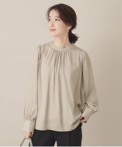 ITS'DEMO / イッツデモ シャツ・ブラウス | 【通勤／手洗い可】サテンブラウス