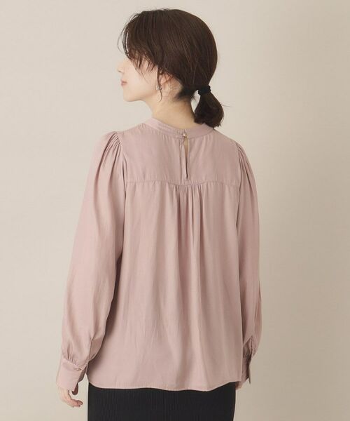 ITS'DEMO / イッツデモ シャツ・ブラウス | 【通勤／手洗い可】サテンブラウス | 詳細18