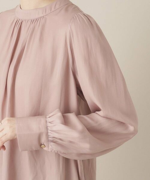 ITS'DEMO / イッツデモ シャツ・ブラウス | 【通勤／手洗い可】サテンブラウス | 詳細21
